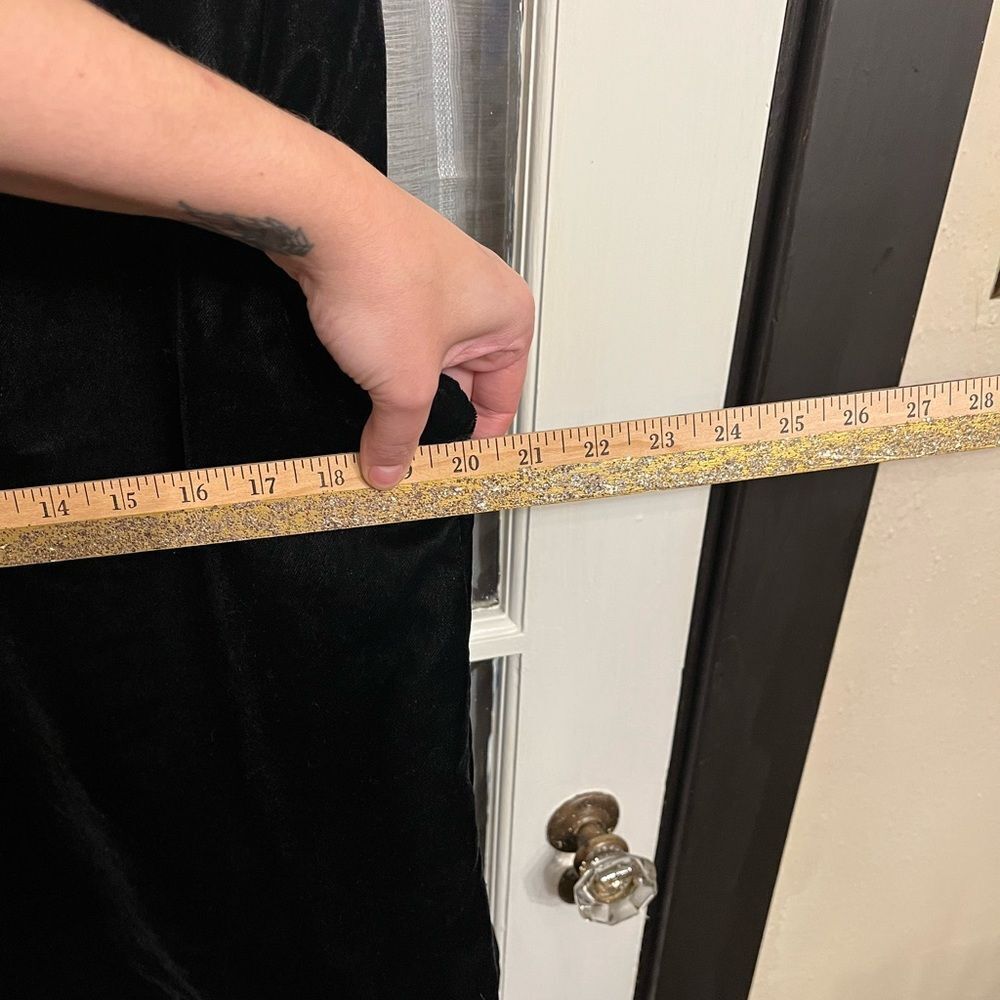 Vintage America  Blues Black Velvet Embellished Jacket - Picture 11 of 11